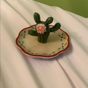 Cactus jewelry dish